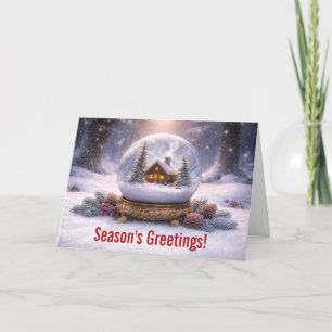 Tarjeta Saludos de Navidad de Nuestra Casa a la Suya