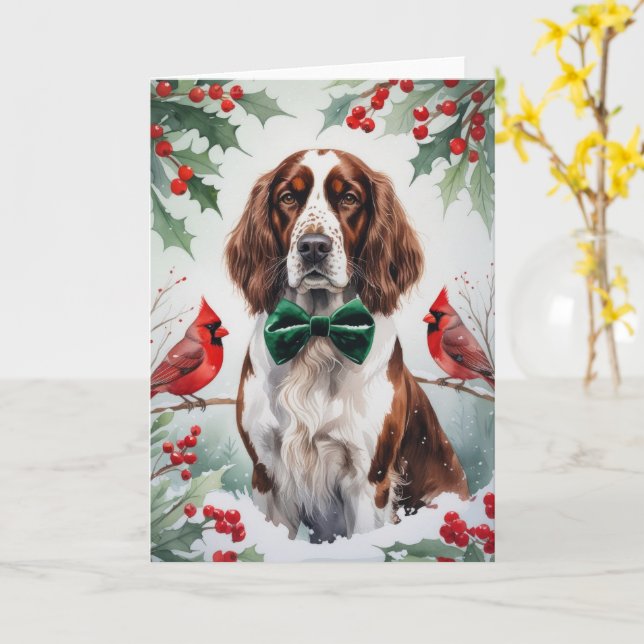 Tarjeta Saludos de Navidades de Perro de Inglaterra