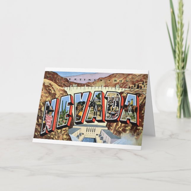 Tarjeta Saludos de Nevada (Anverso)