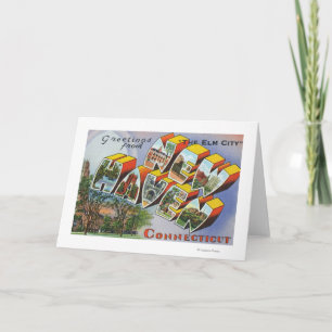 Tarjeta Saludos de New Haven, CT