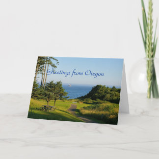 Tarjeta Saludos de Oregon