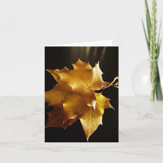 Tarjeta Saludos de otoño