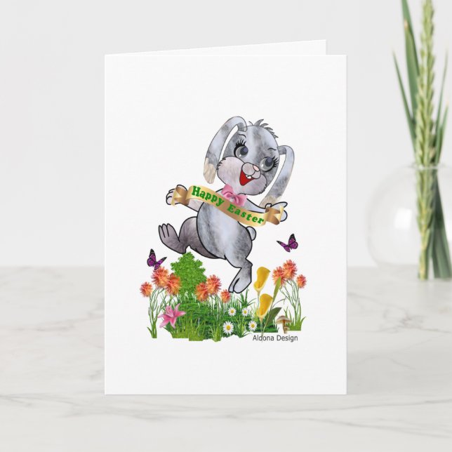 Tarjeta Saludos de Pascua (Anverso)