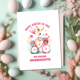 Tarjeta Saludos de Pascua Abuela Bunny Rike Bike