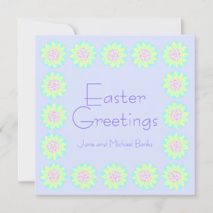Tarjeta Saludos de Pascua de Lavender