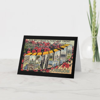 Tarjeta Saludos de Portland Oregon