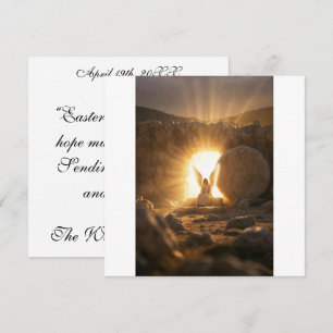 Tarjeta Saludos de Resurrección de Pascua