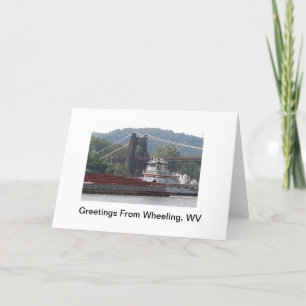 Tarjeta ¡Saludos de rodar, WV!