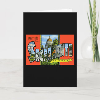 Tarjeta Saludos de Sacramento California