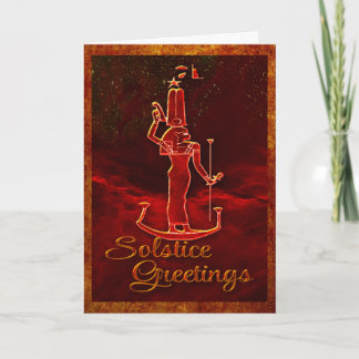 Tarjeta Saludos de solsticio