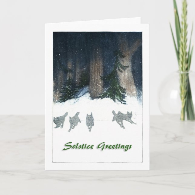 Tarjeta Saludos de solsticio 2 (Anverso)