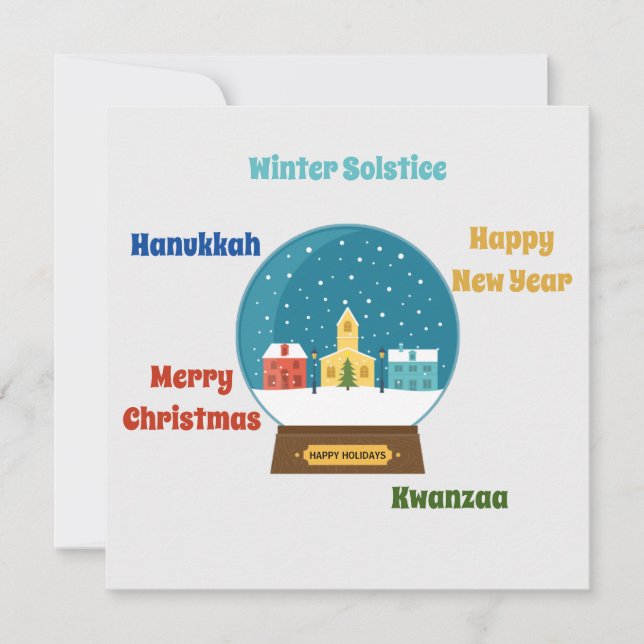 Tarjeta Saludos de temporada (Anverso)