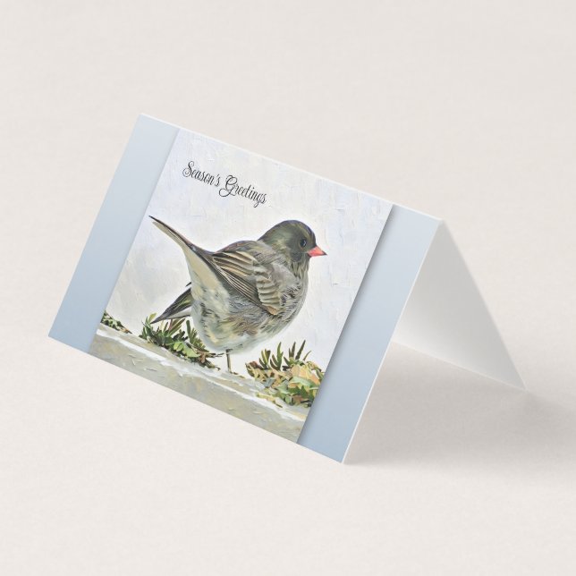 Tarjeta Saludos de temporada - Junco - Blank (Anverso)