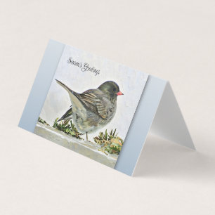 Tarjeta Saludos de temporada - Junco - Blank