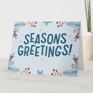 Tarjeta Saludos de temporada para todos en esta temporada