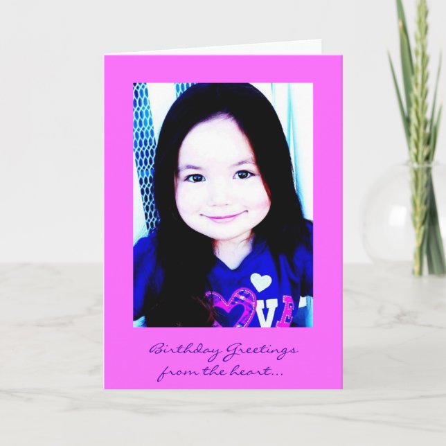 Tarjeta Saludos del cumpleaños (Anverso)