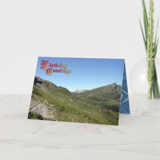 Tarjeta Saludos del cumpleaños - gran lugar para caminar