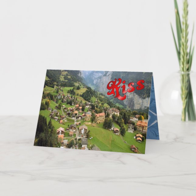 Tarjeta Saludos del cumpleaños - Wengen (Anverso)