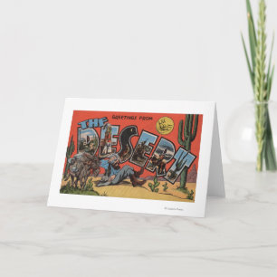 Tarjeta Saludos del desierto del sudoeste
