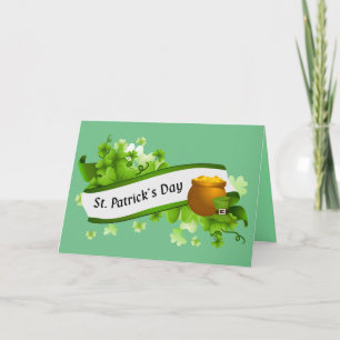 Tarjeta Saludos del Día de San Patricio