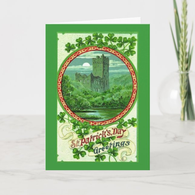 Tarjeta Saludos del día de St Patrick (Anverso)