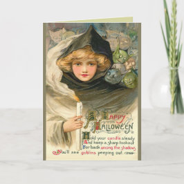 Tarjeta Saludos del Goblin de Halloween