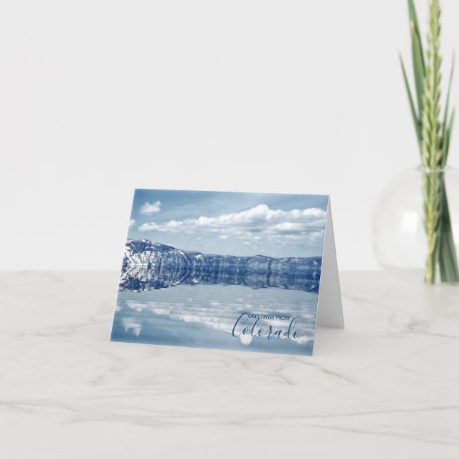 Tarjeta Saludos del paisaje de Colorado (Anverso)