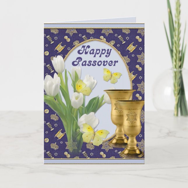 Tarjeta Saludos del Passover (Anverso)