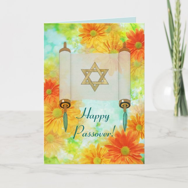 Tarjeta Saludos del Passover (Anverso)