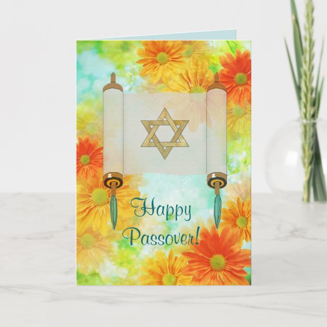 Tarjeta Saludos del Passover (Anverso)