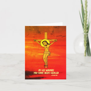 Tarjeta Saludos del Viernes Santo Pascua