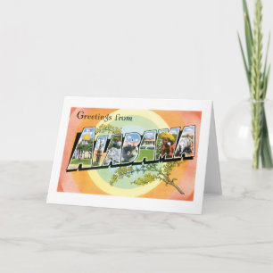 Tarjeta Saludos desde Alabama