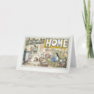 Tarjeta Saludos desde casa