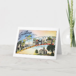 Tarjeta Saludos desde Connecticut