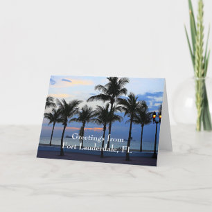 Tarjeta Saludos desde Fort Lauderdale