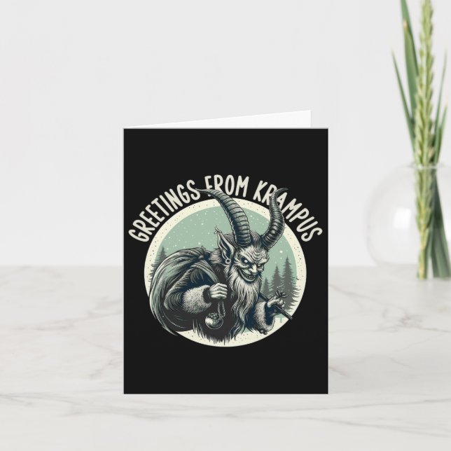 Tarjeta Saludos desde la fiesta de los Navidades Gruss Vom (Anverso)