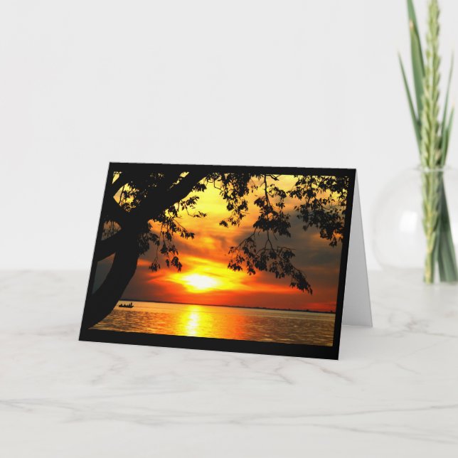 Tarjeta Saludos Desde Las Orillas Del Lago Winnebago (Anverso)