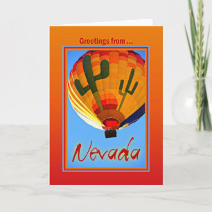 Tarjeta Saludos desde Nevada