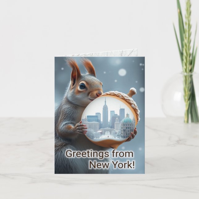 Tarjeta Saludos desde Nueva York (Anverso)