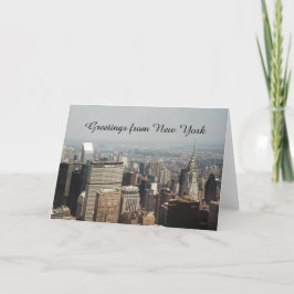 Tarjeta Saludos desde Nueva York, Nueva York