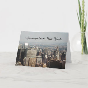 Tarjeta Saludos desde Nueva York, Nueva York
