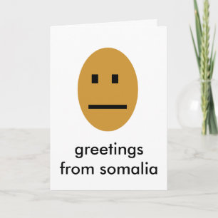 Tarjeta Saludos desde somalia