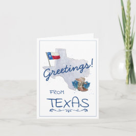 Tarjeta Saludos desde Texas Card