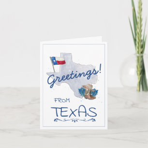 Tarjeta Saludos desde Texas Card