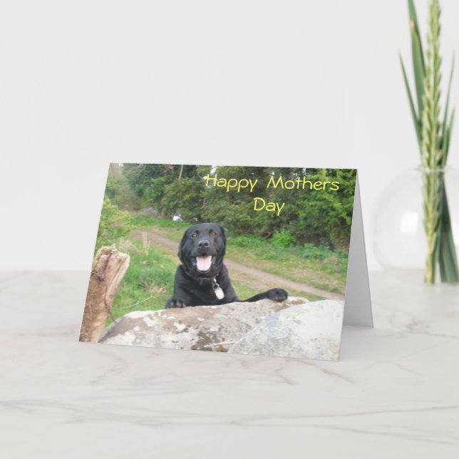 Tarjeta Saludos Días de la Madre (Anverso)