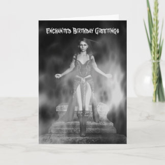 Tarjeta Saludos encantados de cumpleaños