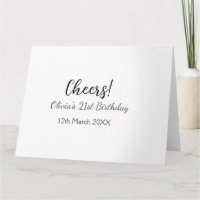 Saludos fecha de cumpleaños 21 agregar nombre simp