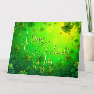 Tarjeta Saludos festivos del Día de San Patricio