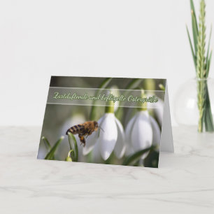Tarjeta ¡Saludos florales de Pascua para tus seres querido