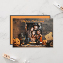 Tarjeta Saludos Ghoul-tastic de Halloween